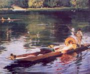 John Lavery The Thames at Maidenhead oil painting artist